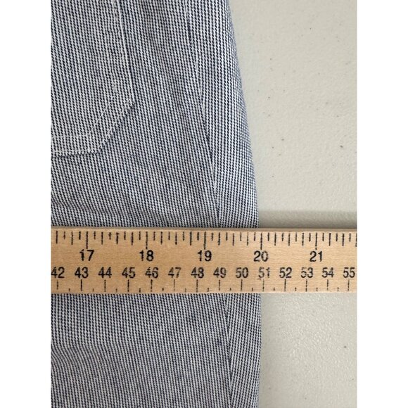 J.Crew Petite Lizzie high-rise patch-pocket wide-leg pant navy sz 29P - Picture 6 of 8